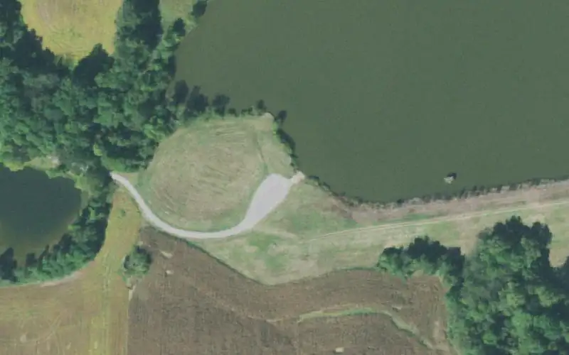 Aerial photo of the area around #14 Watershed, Obion County
