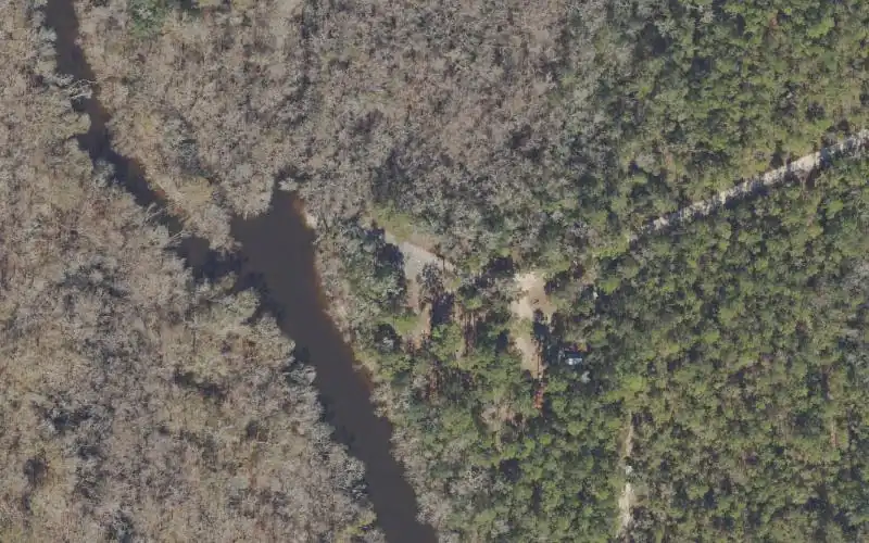 Aerial photo of the area around Apalachicola National Forest - Mack Landing, Wakulla County
