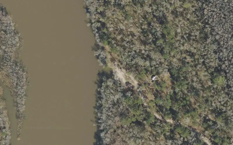 Aerial photo of the area around Apalachicola River Wildlife and Environmental Area - Bloody Bluff Public Boat Ramp, Franklin County