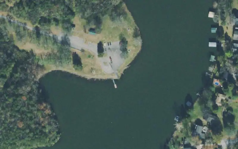Aerial photo of the area around Avondale Recreation Area, Sumner County