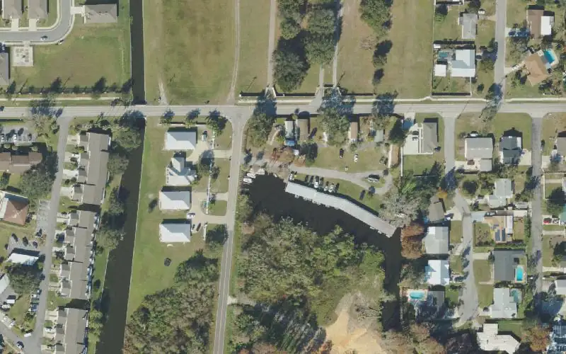 Aerial photo of the area around Bebo's Marina (CLOSED), Polk County