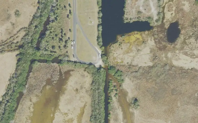 Aerial photo of the area around Big Cypress National Preserve - Dona Drive Boat Launch (Shallow, Not Suitable for Outboards), Collier County