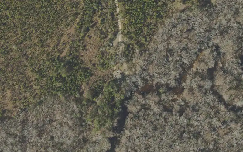 Aerial photo of the area around Burnt Sock Landing Canoe Launch, Washington County