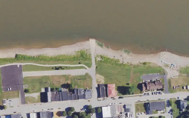 Aerial photo of the area around Carrollton Ramp, Carroll County