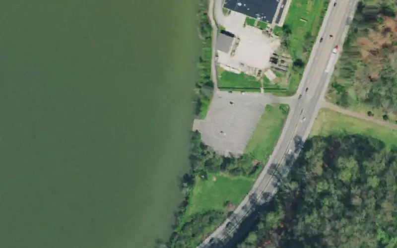 Aerial photo of the area around Cherokee Park, Knox County