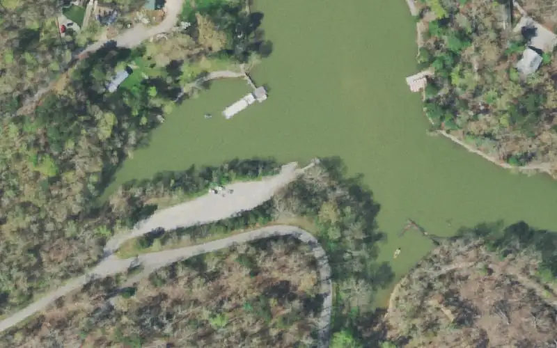Aerial photo of the area around De Armond , Roane County