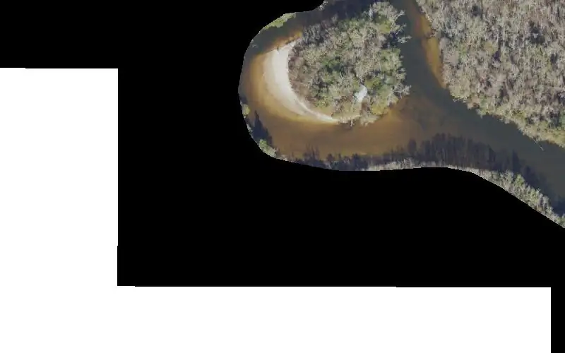 Aerial photo of the area around Eglin AFB - Carr Landing (RESTRICTED ACCESS - PERMIT REQUIRED), Okaloosa County