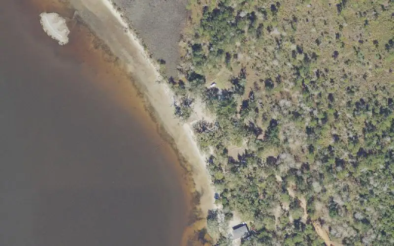 Aerial photo of the area around Escribano Point Wildlife Management Area - Bayside Kayak Beach, Santa Rosa County