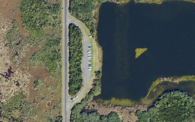 Aerial photo of the area around Everglades National Park - Nine Mile Pond Canoe Trail, Miami-Dade County