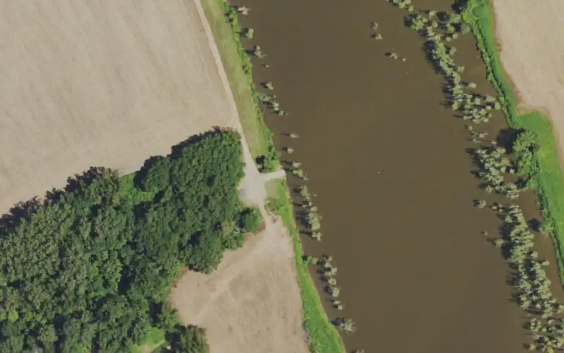 Aerial photo of the area around Fish Lake Doug Travis, Carlisle County