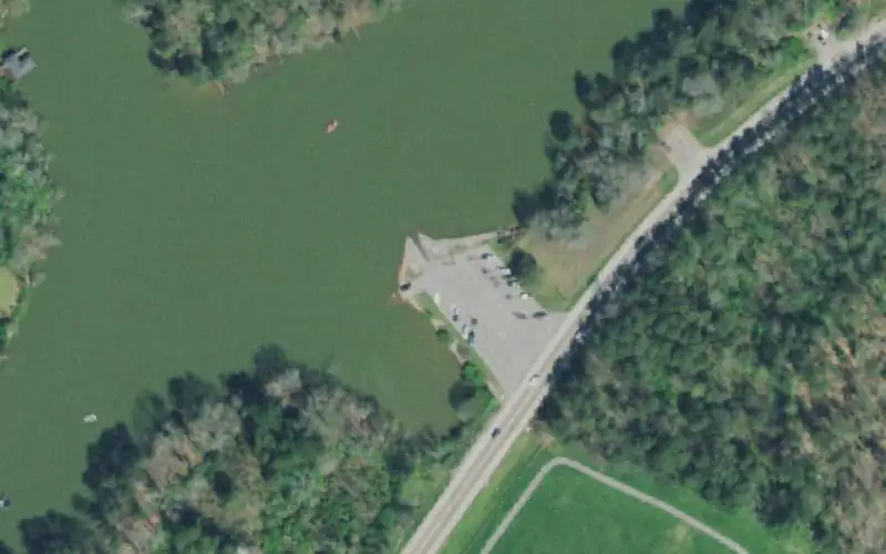 Aerial photo of the area around George's Creek, Blount County
