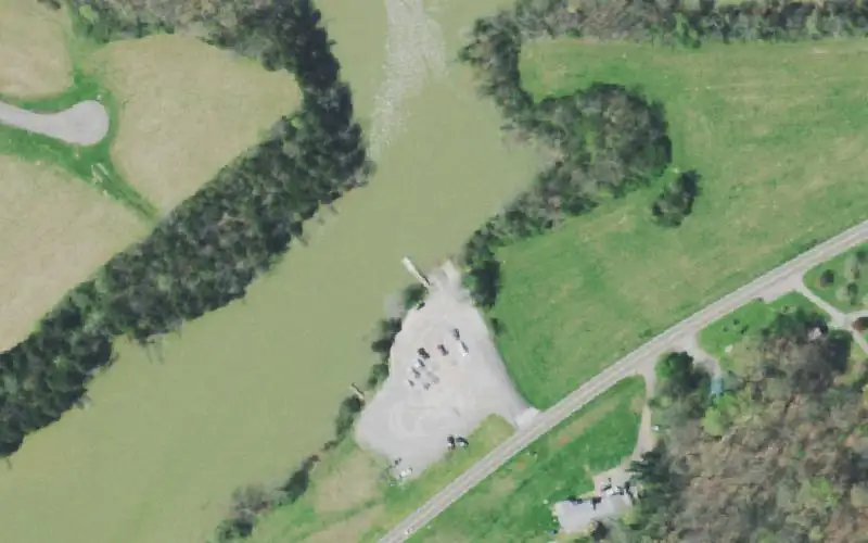 Aerial photo of the area around Highway 72, Loudon County