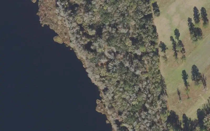 Aerial photo of the area around Hopkins Landing, Jefferson County