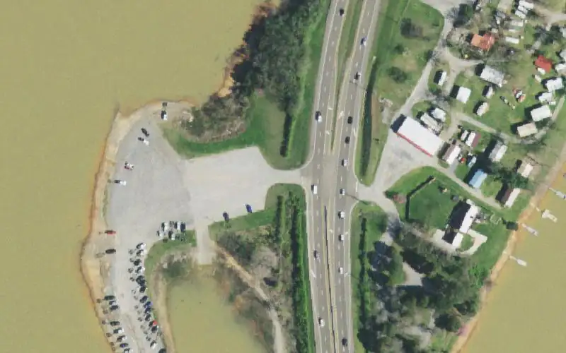 Aerial photo of the area around Hwy 25E #1, Grainger County