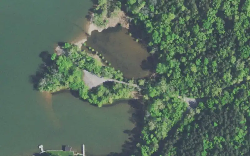 Aerial photo of the area around Island View-CLOSED, Hamilton County