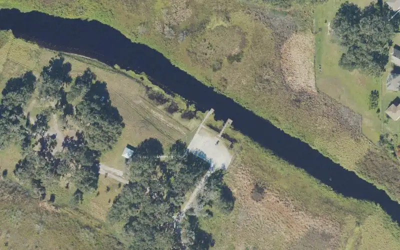 Aerial photo of the area around Johns Lake Conservation Area - Canoe/Kayak Launch Dock, Orange County