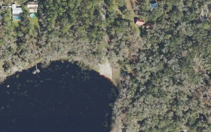 Aerial photo of the area around Lake Ashby Public Boat Ramp, Volusia County