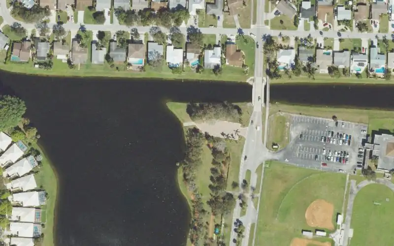 Aerial photo of the area around Lake Catherine Park Boat Ramp (No Motors), Palm Beach County