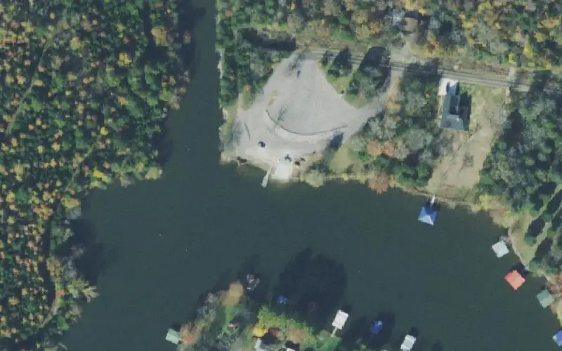 Aerial photo of the area around Misty Cove, Wilson County