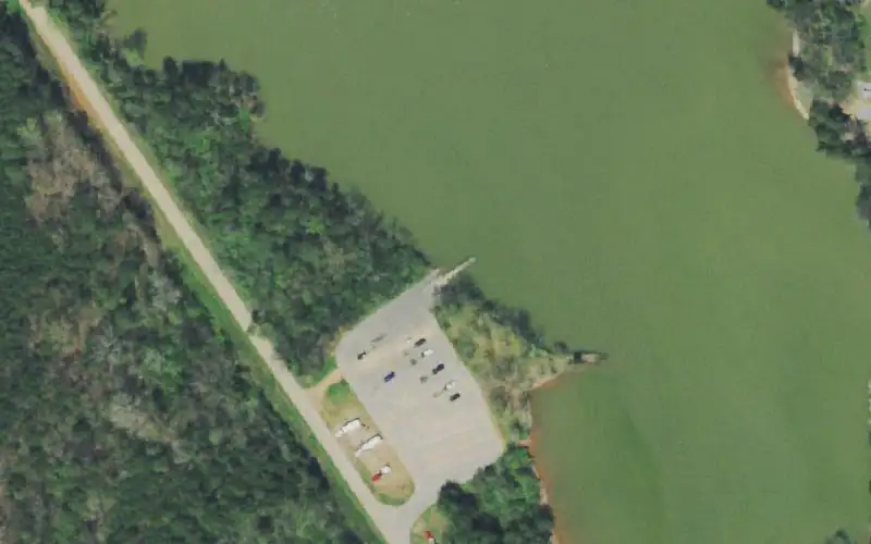 Aerial photo of the area around Morganton, Loudon County