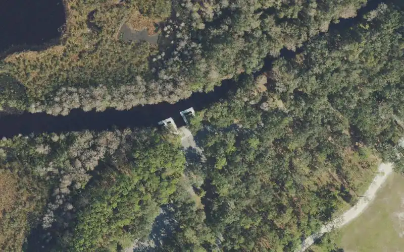 Aerial photo of the area around Moss Park - Lake Hart Paddlecraft Launch, Orange County