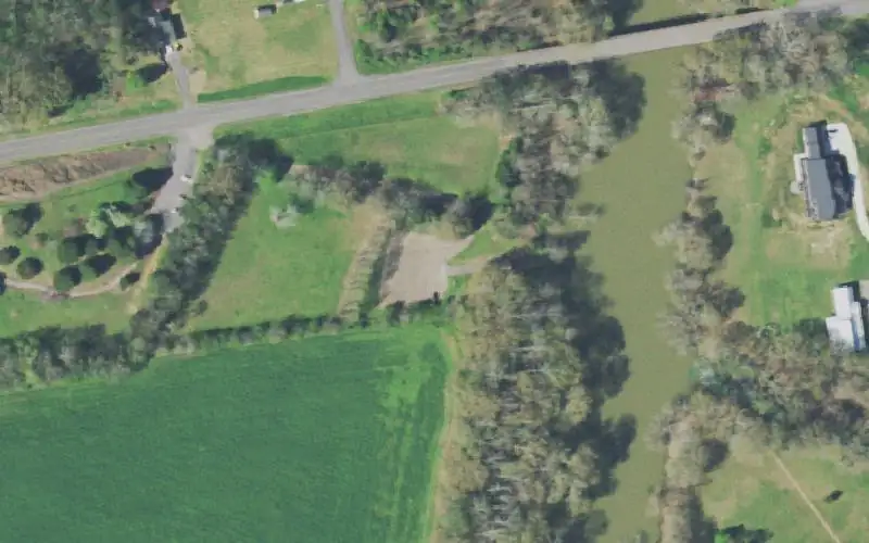 Aerial photo of the area around Nancy Ward Boat Ramp, Polk County