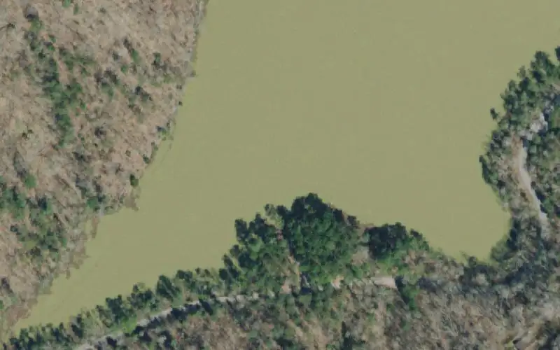Aerial photo of the area around New Perry, Grainger County