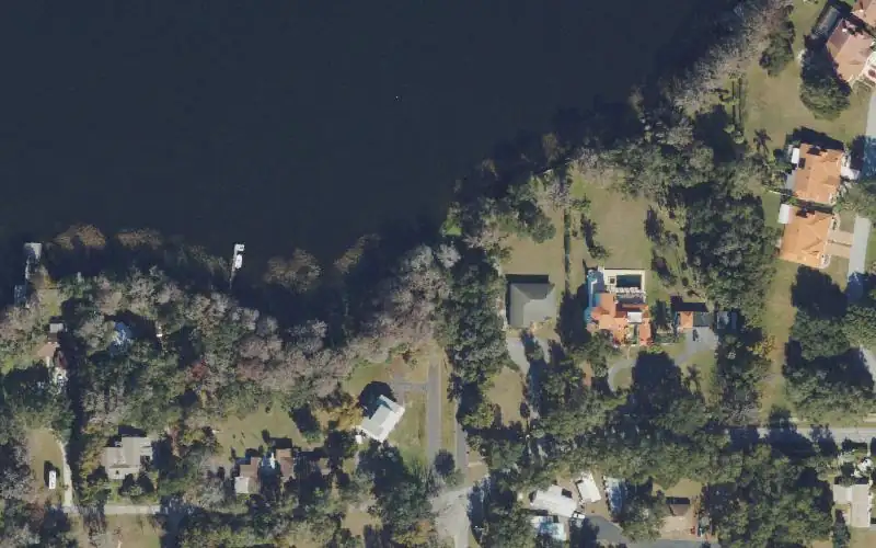 Aerial photo of the area around North Apopka Avenue Public Boat Ramp (No Parking), Citrus County