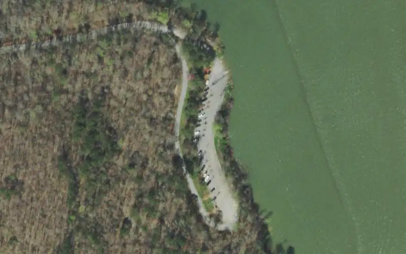 Aerial photo of the area around Oak Grove, Campbell County