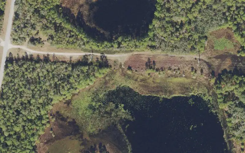 Aerial photo of the area around Ocala National Forest - Cowpen Pond Primitive Access Site (4x4 Only), Lake County