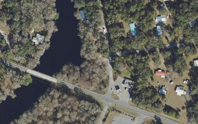 Aerial photo of the area around Old Istachatta Road, Sumter County