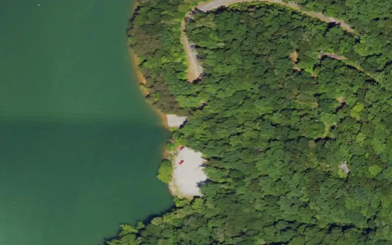 Aerial photo of the area around Ono Ramp, Russell County