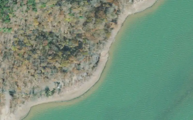 Aerial photo of the area around Pilot Knob North Access , Benton County