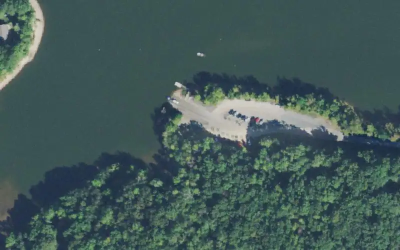 Aerial photo of the area around Port Road, Henry County