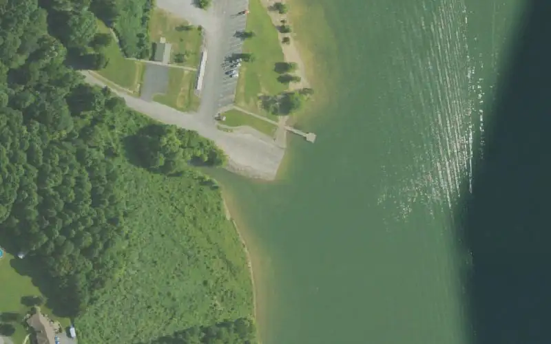 Aerial photo of the area around Ramp #1, Taylor County