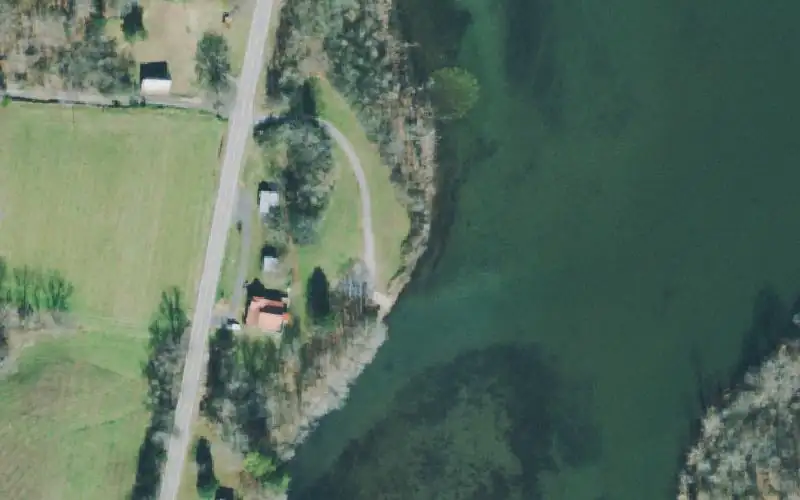 Aerial photo of the area around Refuge Ramp #3, Stewart County