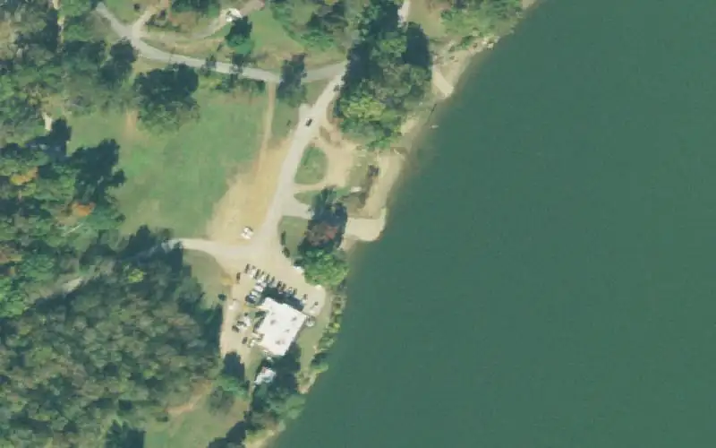 Aerial photo of the area around River Heights, Hardin County
