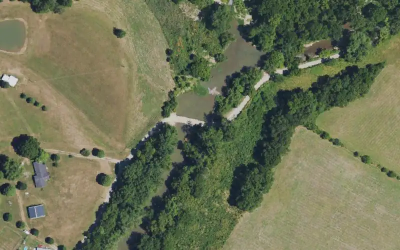 Aerial photo of the area around Salt River Access 2, Anderson County