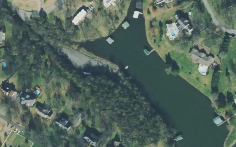 Aerial photo of the area around Saundersville, Sumner County