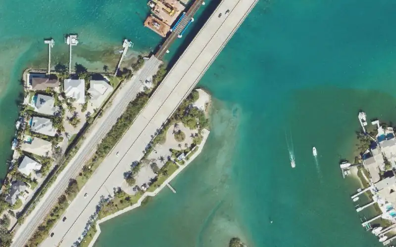 Aerial photo of the area around Sawfish Bay Park - Paddlecraft Launch, Palm Beach County