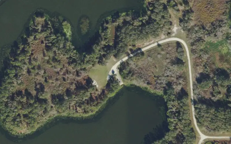 Aerial photo of the area around Tenoroc FMA - Half Moon Lake, Polk County