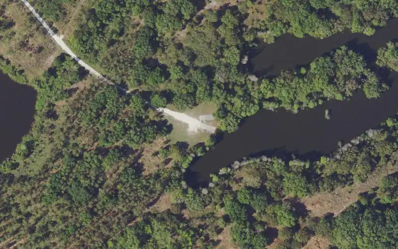 Aerial photo of the area around Tenoroc FMA - Lake 5 North, Polk County