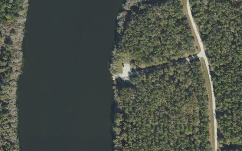 Aerial photo of the area around Tenoroc FMA - Legs Lake, Polk County