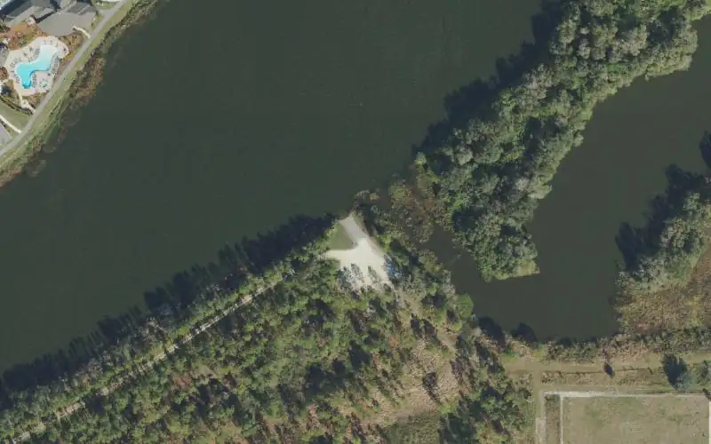 Aerial photo of the area around Tenoroc FMA - Long Lake, Polk County