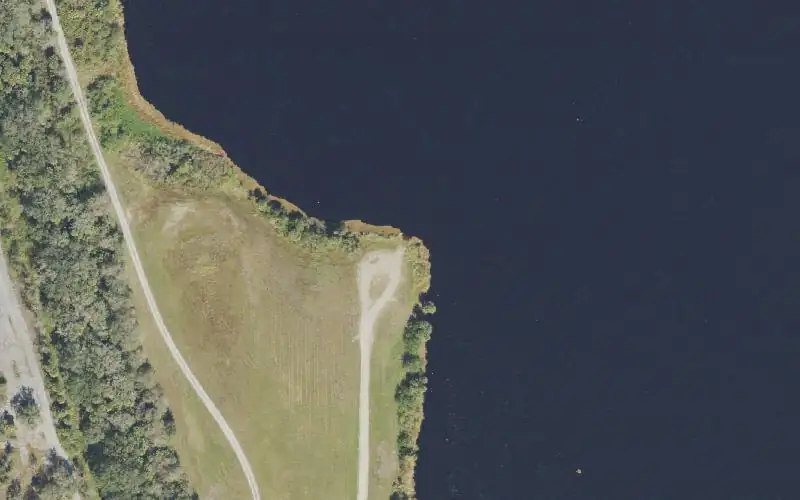 Aerial photo of the area around Three Forks Marsh Conservation Area - Fellsmere Road Primitive Boat Launch (10 HP Max), Brevard County