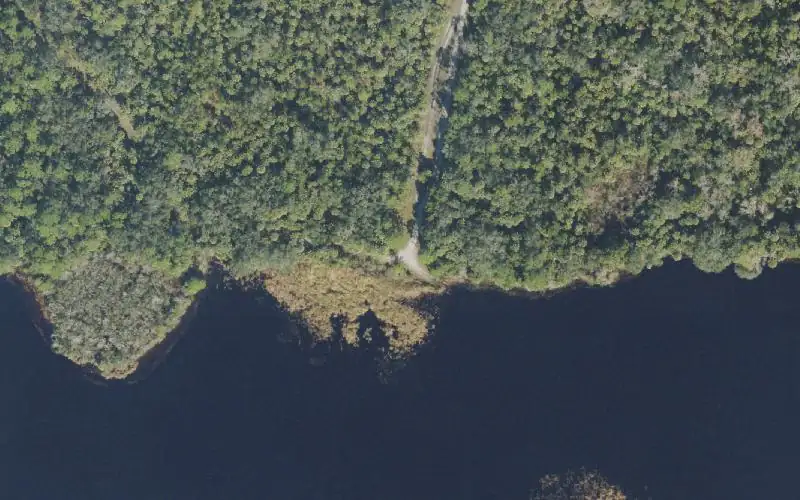 Aerial photo of the area around Tosohatchee Wildlife Management Area - Lake Peek-A-Boo Canoe/Kayak Access, Orange County