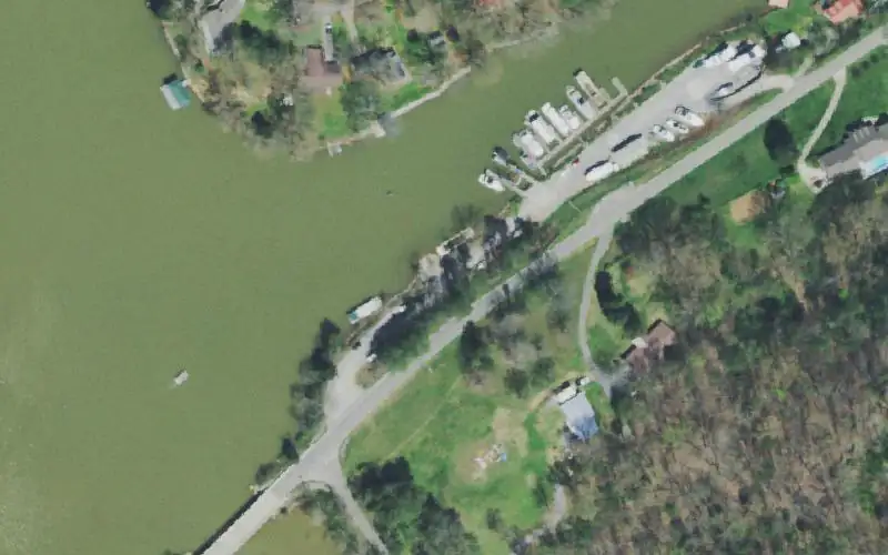 Aerial photo of the area around Unita, Loudon County